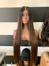 HD Lace Chocolate Ombré Highlights Removable Install (Natural Density)