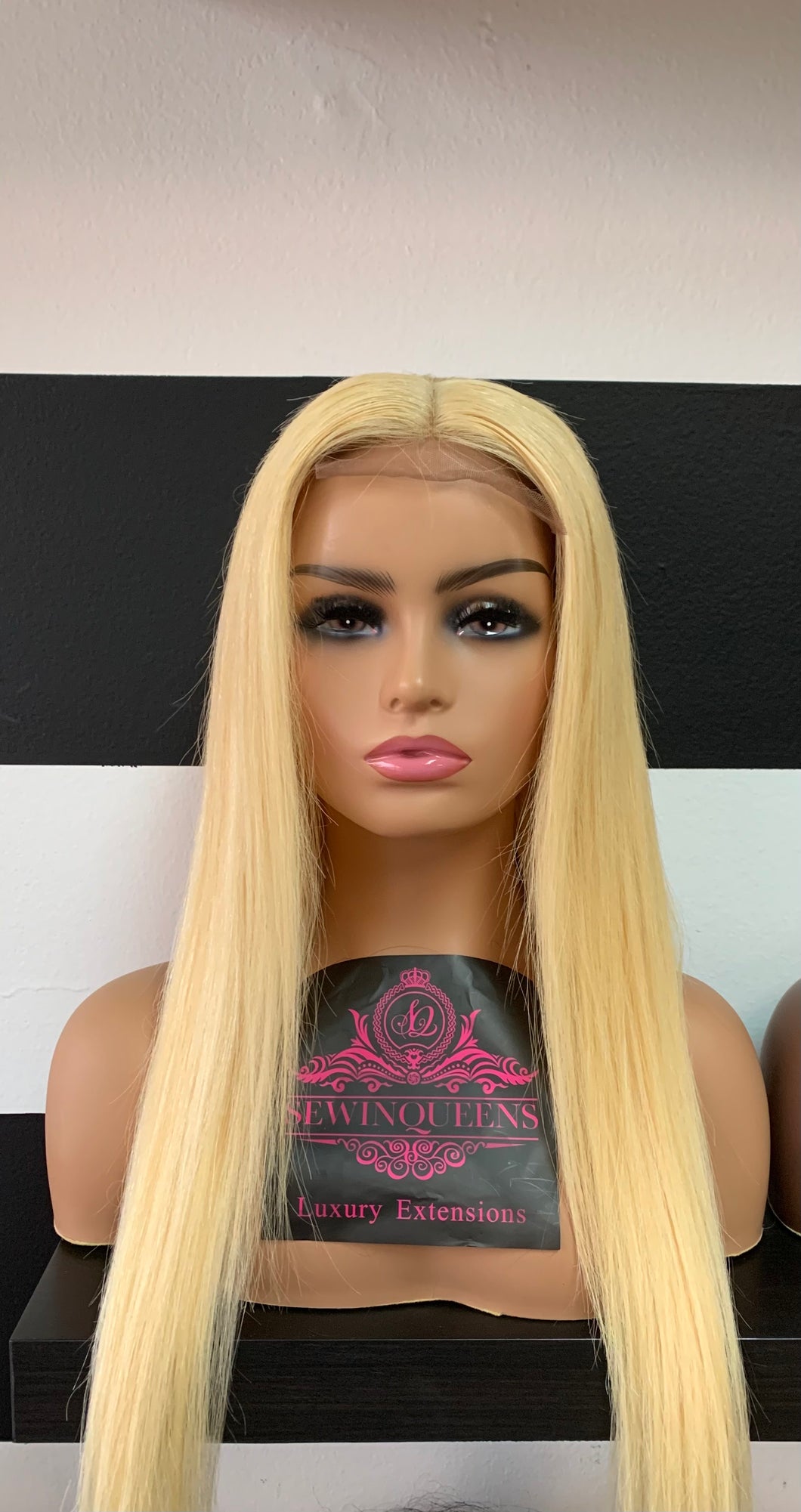 HD Lace Blonde 613 Removable Install
